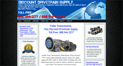 Desktop Screenshot of discountdrivetrainsupply.com